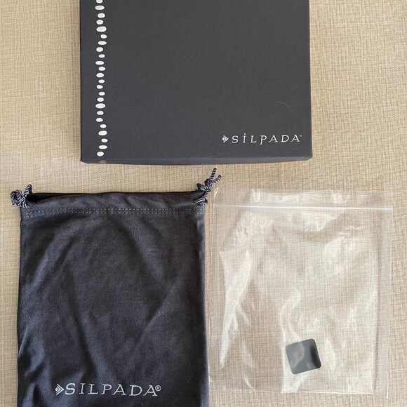 Silpada Avant Garde Necklace - With original box & drawstring pouch - Picture 3 of 11